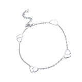 Bead Chain Beach Anklet Stainless Steel Cross Bracelet On The leg Women Slim Adjustable Wire Anklets Summer Jewelry Wholesale