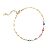 Bead Chain Beach Anklet Stainless Steel Cross Bracelet On The leg Women Slim Adjustable Wire Anklets Summer Jewelry Wholesale