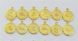 BoYuTe (12 Pieces/Set) Metal Brass 12MM Mix Zodiac Charms For Jewelry Making DIY Hand Made Jewelry Accessories Parts