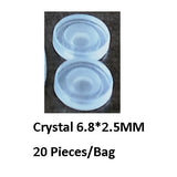 BoYuTe Wholesale White Transparent Soft Silicone Anti-Pain Ear Clip Pad Earrings Accessories DIY Jewelry Findings Components