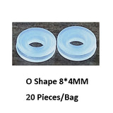 BoYuTe Wholesale White Transparent Soft Silicone Anti-Pain Ear Clip Pad Earrings Accessories DIY Jewelry Findings Components