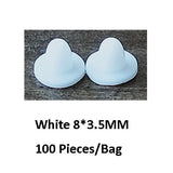 BoYuTe Wholesale White Transparent Soft Silicone Anti-Pain Ear Clip Pad Earrings Accessories DIY Jewelry Findings Components