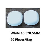 BoYuTe Wholesale White Transparent Soft Silicone Anti-Pain Ear Clip Pad Earrings Accessories DIY Jewelry Findings Components