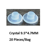 BoYuTe Wholesale White Transparent Soft Silicone Anti-Pain Ear Clip Pad Earrings Accessories DIY Jewelry Findings Components