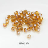 Buy 1 and get 1 free 4mm shiny Crystal beads Bicone Beads Glass Beads Loose Spacer Beads for bracelet DIY Jewelry Making  200pcs