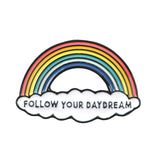 Cartoon Rainbow Pins Cloud Sun Moon Good mood Cute Badges Brooches Bag Enamel pins for Lovely Friends Gifts Jewelry for Friends
