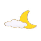 Cartoon Rainbow Pins Cloud Sun Moon Good mood Cute Badges Brooches Bag Enamel pins for Lovely Friends Gifts Jewelry for Friends