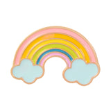 Cartoon Rainbow Pins Cloud Sun Moon Good mood Cute Badges Brooches Bag Enamel pins for Lovely Friends Gifts Jewelry for Friends