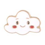 Cartoon Rainbow Pins Cloud Sun Moon Good mood Cute Badges Brooches Bag Enamel pins for Lovely Friends Gifts Jewelry for Friends