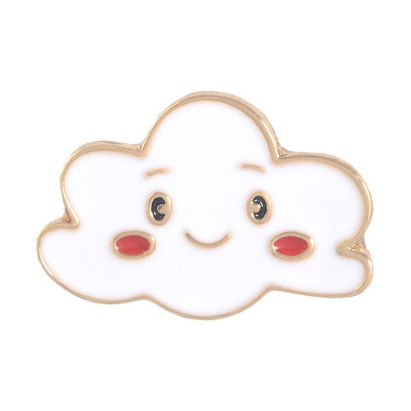 Cartoon Rainbow Pins Cloud Sun Moon Good mood Cute Badges Brooches Bag Enamel pins for Lovely Friends Gifts Jewelry for Friends