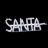 Crystal Hair Jewelry Unique Letter Barrettes Hairwear for Women Kid Girls Gift Wedding Party Hair Pins and Clips Headwear