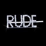 Crystal Hair Jewelry Unique Letter Barrettes Hairwear for Women Kid Girls Gift Wedding Party Hair Pins and Clips Headwear