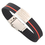 Custom Children ID Bracelet Child Engraved Identification Bracelets Baby SOS Wrist Band Kids Boys ID Safety Silicone Wristbands