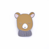 Cute Cartoon Animal Brooches for Women Creative Fox Rabbit Bear Deer Jewelry Enamel Pin Denim Jackets Collar Badge Pins Button