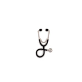 Doctors Nurses Gold Sliver Mini Stethoscope Brooches Pins Jackets Coat Lapel Pin Bag Button Collar Badges Gifts Medical Jewelry