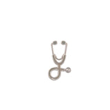 Doctors Nurses Gold Sliver Mini Stethoscope Brooches Pins Jackets Coat Lapel Pin Bag Button Collar Badges Gifts Medical Jewelry