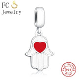 FC Jewelry Fit Original Pandora Charms Bracelet Authentic 925 Silver Paris Eiffel Tower Pendant Hanging Beads Berloque DIY Gift