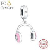 FC Jewelry Fit Original Pandora Charms Bracelet Authentic 925 Silver Paris Eiffel Tower Pendant Hanging Beads Berloque DIY Gift