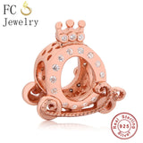 FC Jewelry Fit Original Pandora Charms Bracelet Authentic 925 Silver Paris Eiffel Tower Pendant Hanging Beads Berloque DIY Gift