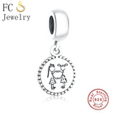 FC Jewelry Fit Original Pandora Charms Bracelet Authentic 925 Silver Paris Eiffel Tower Pendant Hanging Beads Berloque DIY Gift
