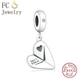 FC Jewelry Fit Original Pandora Charms Bracelet Authentic 925 Silver Paris Eiffel Tower Pendant Hanging Beads Berloque DIY Gift