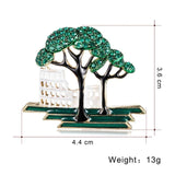 Fashion Enamel Animal Plant Fruit Brooch Pomegranate Umbrella Pearl Rhinestone Painting Oil Women Kids Badge Brooch Jewelry