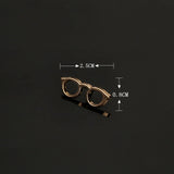 Fashion Enamel Oil Glasses Sunglasses Pins and Brooches Men's Suit Dress Shirt Collar Mens Clothing & Accessories