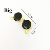 Fashion Enamel Oil Glasses Sunglasses Pins and Brooches Men's Suit Dress Shirt Collar Mens Clothing & Accessories