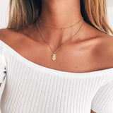 Fashion New Star Multi-layer Women Necklaces 2019 Classic Gold Chain Pendant Necklace For Women Jewelry Gift