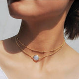 Fashion New Star Multi-layer Women Necklaces 2019 Classic Gold Chain Pendant Necklace For Women Jewelry Gift