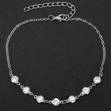 Female Foot Bracelet Bride Anklet Flash Bracelet Jewelry For Women Ankle Leg Jewelry Chain Charm Bracelet Summer Jewelry