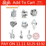 Fits Original Pandora Charms Bracelet DIY Jewelry 2019 Autumn Collection Daisies Openwork Charm 925 Sterling Silver Flower Beads