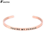 Mantra Bangle for Lover Gifts