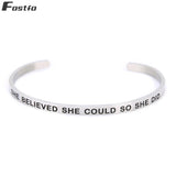 Mantra Bangle for Lover Gifts