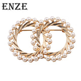 Free shipping fashion woman new jewelry Drop enamel enamel twins rosy imitation pearl texture brooch corsage Wild jewelry