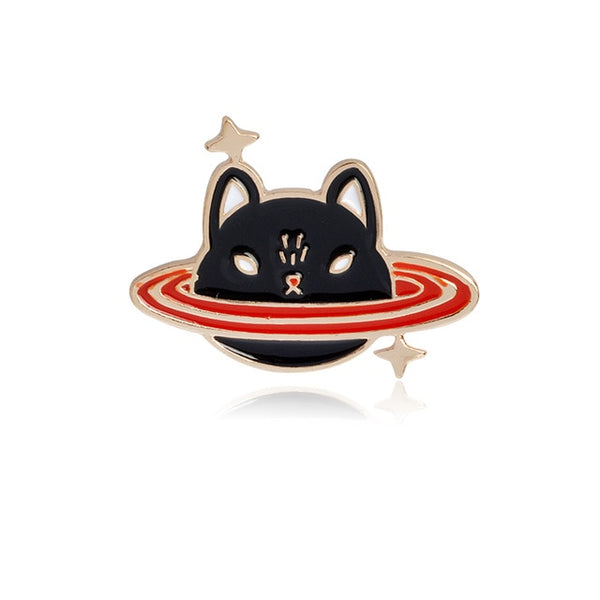 Go stargazing ! Constellations pins Cat Whale Shark Starry Moon Mountain Lapel pins Brooch Badges Romantic brooches