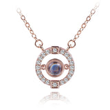 HOT 2018 Projection 100 Languages I Love You Necklace For Women Love Memory Wedding Pendant Necklace Choker Gift for Lover