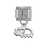 Hapiship 1Pcs 9mm Width Original Daisy Elephant Heart Dog Love High-end Charm Fit Bracelet Stainless Steel Jewelry Making DJ34