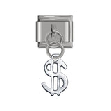 Hapiship 1Pcs 9mm Width Original Daisy Elephant Heart Dog Love High-end Charm Fit Bracelet Stainless Steel Jewelry Making DJ34