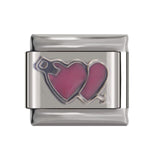 Hapiship 1Pcs 9mm Width Original Daisy Heart Elephant Cat Star Football Charm Fit Bracelet Stainless Steel Jewelry Making DJ22