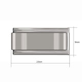 Hapiship 1Pcs 9mm Width Original Daisy Heart Elephant Cat Star Football Charm Fit Bracelet Stainless Steel Jewelry Making DJ22