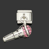 Hapiship 1Pcs 9mm Width Original Daisy Princess Angle Wing Hair Dryer Charm Fit Bracelet Stainless Steel Jewelry Making DJ20
