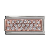 Hapiship 1Pcs 9mm Width Original Daisy Star Round Flower Crown Horseshoe Charm Fit Bracelet Stainless Steel Jewelry Making DJ13