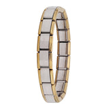 Hapiship 2018 Fashion Men/Women's New Design Jewelry 9mm Width Mixed Color 18Links Stainless Steel 17.3cm Bracelet Bangle PJ055