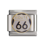 Hapiship 9mm Width Original Daisy Cake Jesus Christmas Lovers Police Italian Charm Fit Bracelet Stainless Steel Link Making DJ43