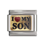 Hapiship 9mm Width Original Daisy Cake Jesus Christmas Lovers Police Italian Charm Fit Bracelet Stainless Steel Link Making DJ43