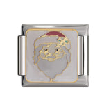 Hapiship 9mm Width Original Daisy Cake Jesus Christmas Lovers Police Italian Charm Fit Bracelet Stainless Steel Link Making DJ43