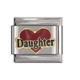 Hapiship 9mm Width Original Daisy Love Unicorn Elephant Best Friend Dad Flower Charm Fit Bracelet Stainless Steel Links DJ26