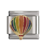 Hapiship 9mm Width Original Daisy Love Unicorn Elephant Best Friend Dad Flower Charm Fit Bracelet Stainless Steel Links DJ26