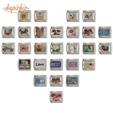 Hapiship Original Daisy Horse Love Butterfly Mom Dog Motorcycle Elephant Charm Fit Bracelet Stainless Steel Jewelry Making DJ003